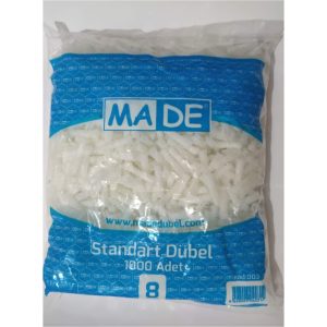 Made Dübel Vida Yuvası 8 mm 1000'LI Set